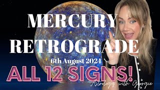 MERCURY RETROGRADE IN VIRGOLEO 2024  ALL 12 SIGNS [upl. by Ansell]