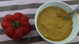 capsicum chutneyII capsicum chamandi II easy simple way [upl. by Beera]