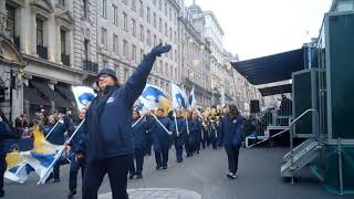 Southmoore High School Marching Band at the London New Years Day Parade 2020 [upl. by Essined]