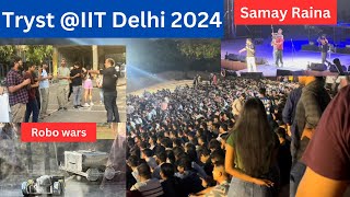 Asia’s biggest technical fest ​tryst IIT Delhi 2024  Vaibhav Chaudhary [upl. by Rehpinej]