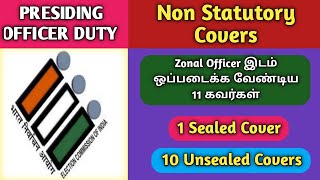 NON STATUTORY COVERS  YELLOW COVER  11 COVERS DETAILS LOKSABHA ELECTION TamilTechArun [upl. by Lillywhite]