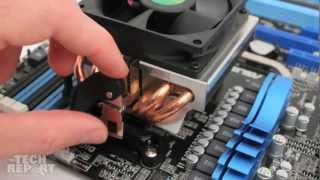 AMD heatsink installation [upl. by Ehrlich996]