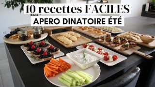 Apéro dinatoire été  10 recettes faciles et rapides [upl. by Bala]