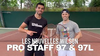 Je Teste Les Wilson Pro Staff 97 amp 97L Avec Julien [upl. by Arrio]