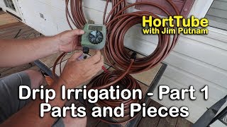 How to Install Drip Irrigation  Part 1 The Basic Pieces and Parts [upl. by Makell]