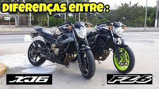 Rodolfinho da Z Diferenças entre FZ6 VS XJ6 [upl. by Adiam57]