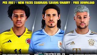 PES 2021  NEW FACES CUADRADOCAVANIGNABRY [upl. by Stanislaw]