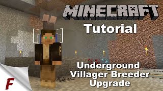 ✅ Minecraft Infinite Villager Breeder Tutorial Underground Upgrade 113 and 112 [upl. by Elnora]