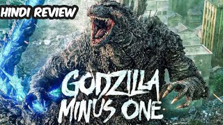 Godzilla Minus One 2023 Movie Hindi Review  Action Adventure Movie  Ajay Review77 [upl. by Uhsoj]