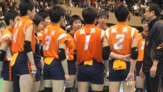 春高ﾊﾞﾚｰ 下北沢成徳 東京 vs 誠英 山口 女子決勝 2013113 [upl. by Odravde]