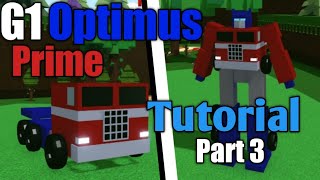 G1 Optimus Prime Basic Version Tutorial Part 3  Build a Boat For Treasure [upl. by Yrek779]