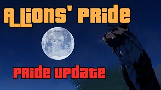 A LIONS PRIDE GOT AN UPDATE   Roblox  A Lions Pride WIP [upl. by Carrissa]