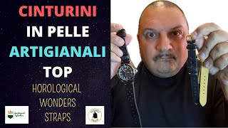 CINTURINI IN PELLE ARTIGIANALI TOP HOROLOGICAL WONDERS STRAPS [upl. by Mariana]