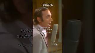 Charles Aznavour chante « Emmenez moi » Voice Only 🫢aivoice emmenezmoi charlesaznavour shorts [upl. by Sanalda584]