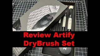 Dry brushing with Artify drybrush set [upl. by Annnora268]