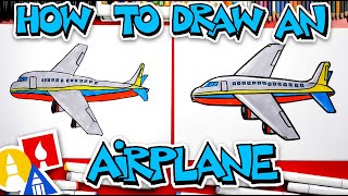 How To Draw An Airplane [upl. by Ahsenra]