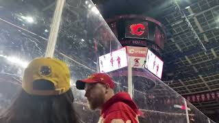 Calgary flames goal horn live 2nd goal nhl hockey calgaryflames [upl. by Nnahgem]