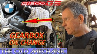 BMW R1200GS 2010 GEARBOX OIL CHANGE The Old Mechanic his own R1200GS 👨‍🔧🏍 [upl. by Suiramaj132]