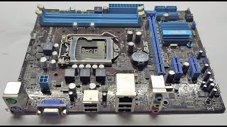 ASUS P8H61M LX3 R20 rev 201  Teste Funcionamento [upl. by Dira]