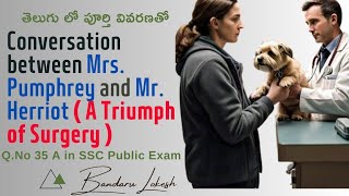 MrsPumphrey and MrHerriot  Conversation  A Triumph Of Surgery  10th Class English Lessons [upl. by Attenna]