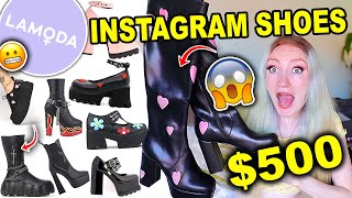 500 LAMODA SHOE HAUL AND TRY ON BLACK FRIDAY 2020  Are these Instagram Shoes Legit [upl. by Rosane]