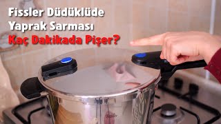 Fissler Düdüklüde Lokum Gibi Yaprak Sarması Nasıl Pişirilir Fissler Düdüklü Tencere Kullanımı [upl. by Eirak]