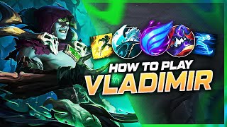 HOW TO PLAY VLADIMIR SEASON 13  BEST Build amp Runes  Season 13 Vladimir guide  League of Legends [upl. by Shayna730]