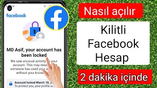 Facebook Hesabı Nasıl Açılır 2024  Facebook Hesabının Kilidi 2 Dakika İçinde Açılıyor [upl. by Ecneralc857]