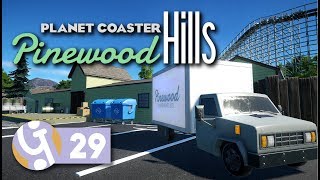 🌲 The Big Studios Pack Retrofit  Pinewood Hills  Lets Play Planet Coaster 29 [upl. by Eitten]