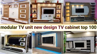 🥰tv unit new designs top models modular TV unit new design TV cabinet designs plywood TV unit design [upl. by Orsay246]