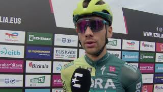 Matteo Sobrero  Interview at the start  Stage 2  Itzulia Basque Country 2024 [upl. by Athelstan]