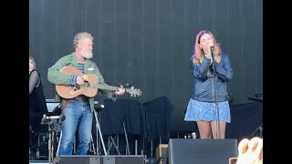 Glen Hansard w Olivia Vedder quotMy Fathers Daughterquot Ohana Festival Dana Point CA 92824 [upl. by Yelrehs]