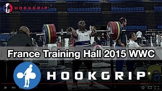 Team France  2015 WWC Training Hall Nov 16 [upl. by Nikaniki]