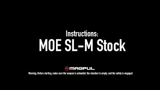 Magpul Instructions  SLM Stock [upl. by Aicia]