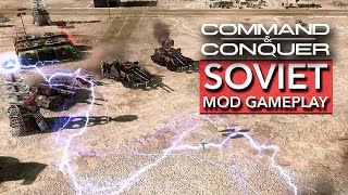 COMMAND amp CONQUER  MOD GAMEPLAY  SOVIETS in CampC 3 TIBERIUM WARS 2020 [upl. by Ansela788]