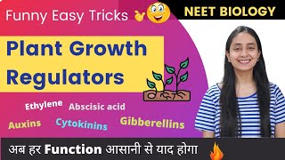 Super Easy Tricks to Learn All PLANT HORMONES Functions  NEET BIOLOGY [upl. by Atinihs]