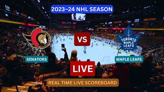 Toronto Maple Leafs vs Ottawa Senators LIVE Score UPDATE Today Hockey NHL Season Match Dec 07 2023 [upl. by Jarlen186]