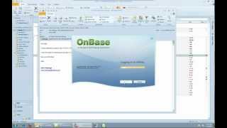 Hyland Software  Outlook Integration for OnBasewmv [upl. by Noitsirhc918]