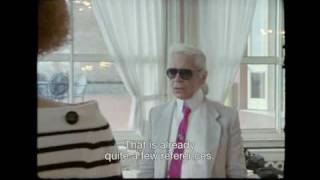 Chanel Cruise 2010 Interview with Karl Lagerfeld [upl. by Rochelle]