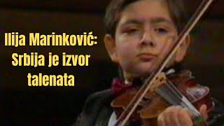 Violinista Ilija Marinković mlad Intervju o Monserat Kabalje Kusturici Stefanu Milenkoviću Beču [upl. by Nosiddam]