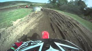 450 Expert Helmet Cam  Moto 1 Full  WNYMAMDRA 6 North South Shootout [upl. by Mcevoy]