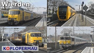 Treinen op station Wierden [upl. by Yrennalf626]