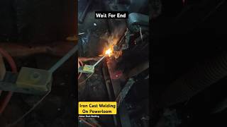 Iron Cast Welding On Powerloom trickswelding for beginners shorts tricks tips creative iron [upl. by Kosel330]