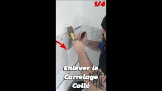 14 Comment Enlever le Carrelage Crédence Cuisine sans casser le placo [upl. by Irved597]