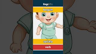 🇬🇧🇸🇰 begun  začala  vocabulary builder  learn English  naučme sa anglicky [upl. by Miarfe796]