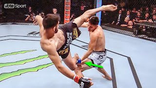 It Works Taekwondo Master Smokes the UFC with Crazy Knockouts  Yair Rodriguez [upl. by Sebastian10]