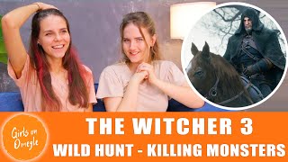 Reaction The Witcher 3 Wild Hunt  Killing Monsters Cinematic Trailer [upl. by Lalla212]