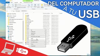 Como PASAR ARCHIVOS de la COMPUTADORA a una USB ✨ 💻💯 ARCHIVOS de la COMPUTADORA a una PENDRIVE [upl. by Hnacogn]