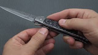 PK104 One Hand Knife Semiautomatic  Pocket Knife [upl. by Eiramanit]