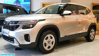 Kia Seltos HTE 2024  Updated Seltos 2024 Base Model  Interior and Exterior  Reallife Review [upl. by Kiran]